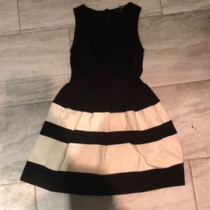 Aqua dress from Bloomingdale’s